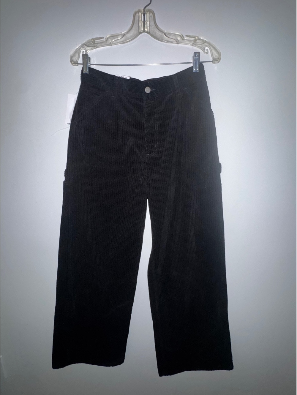Carhartt Women's Montville Black Corduroy Pants Size 29